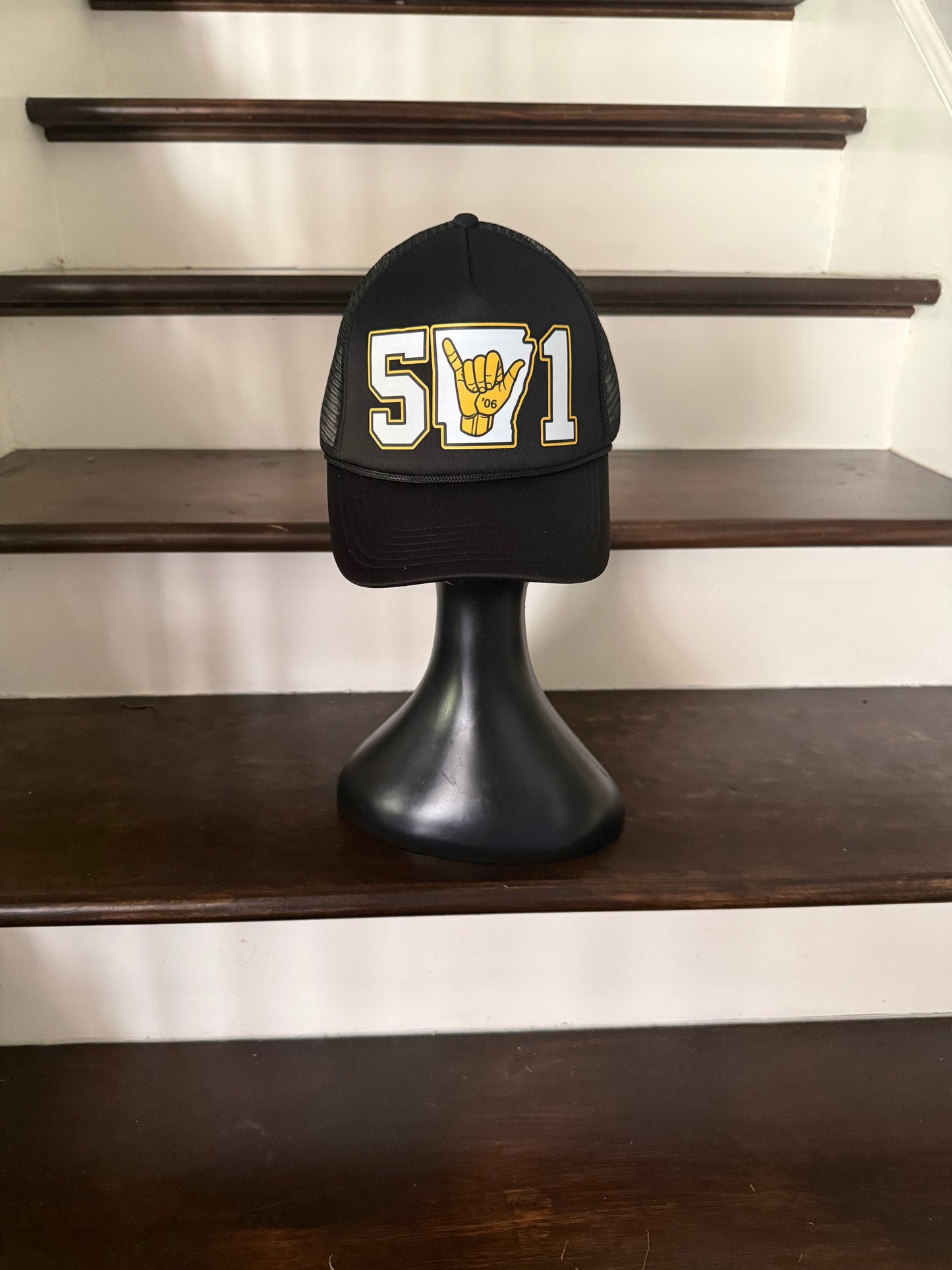501 - A PHI A -Black FoamTrucker Hat
