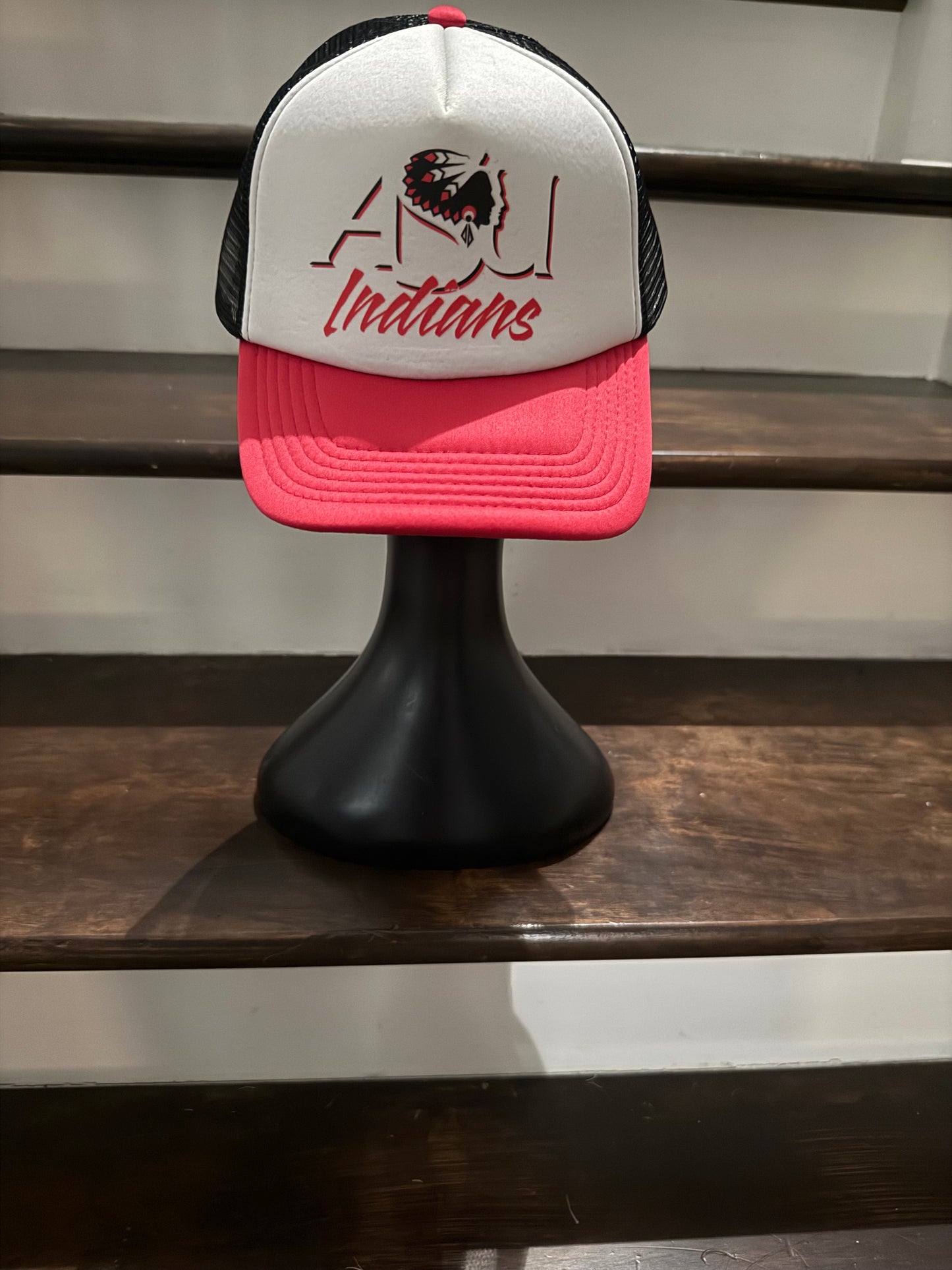 RETRO ASU INDIANS -Red White & Black FoamTruckerHat