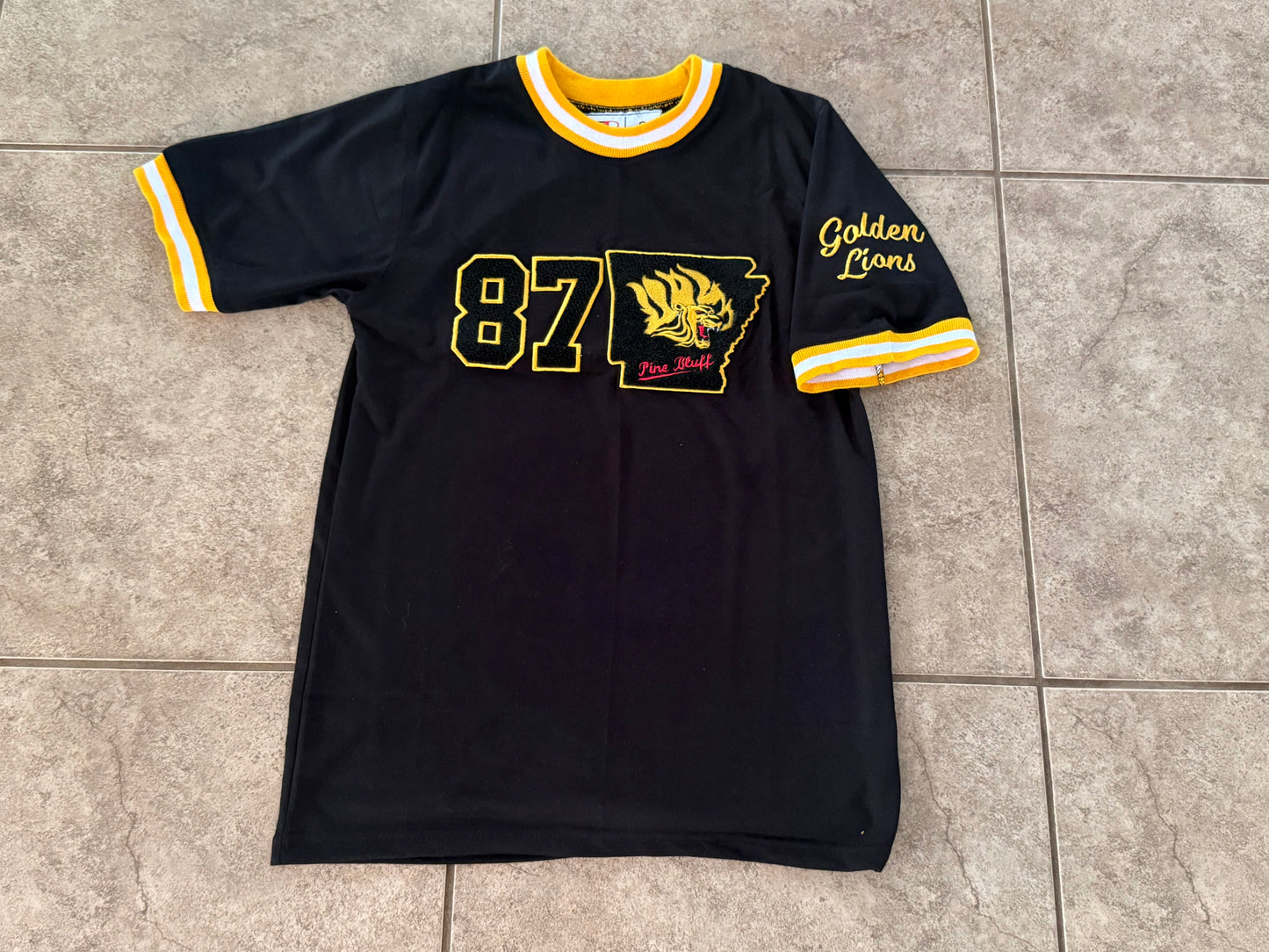 870 UAPB- Golden Lions Crewneck T-SHIRT