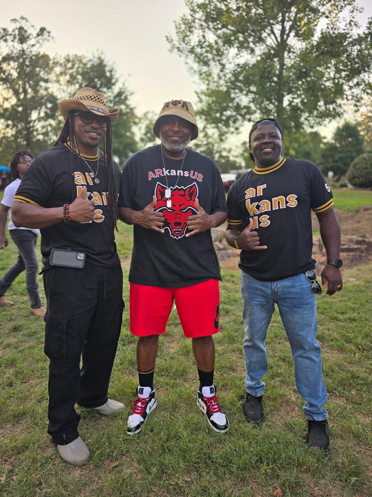 501-Black & Gold ArkansUS Boxy T-Shirt