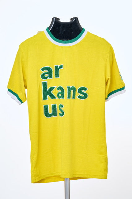 501-Canary Yellow & Green -ArkansUS Relaxed-Fit T-Shirt