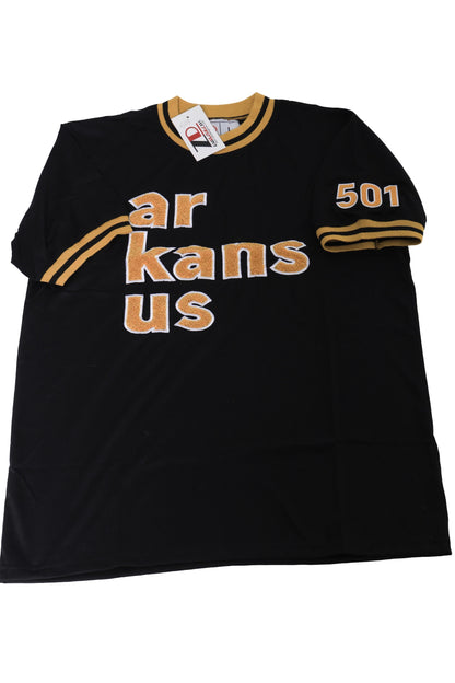 501-Black & Gold ArkansUS Boxy T-Shirt