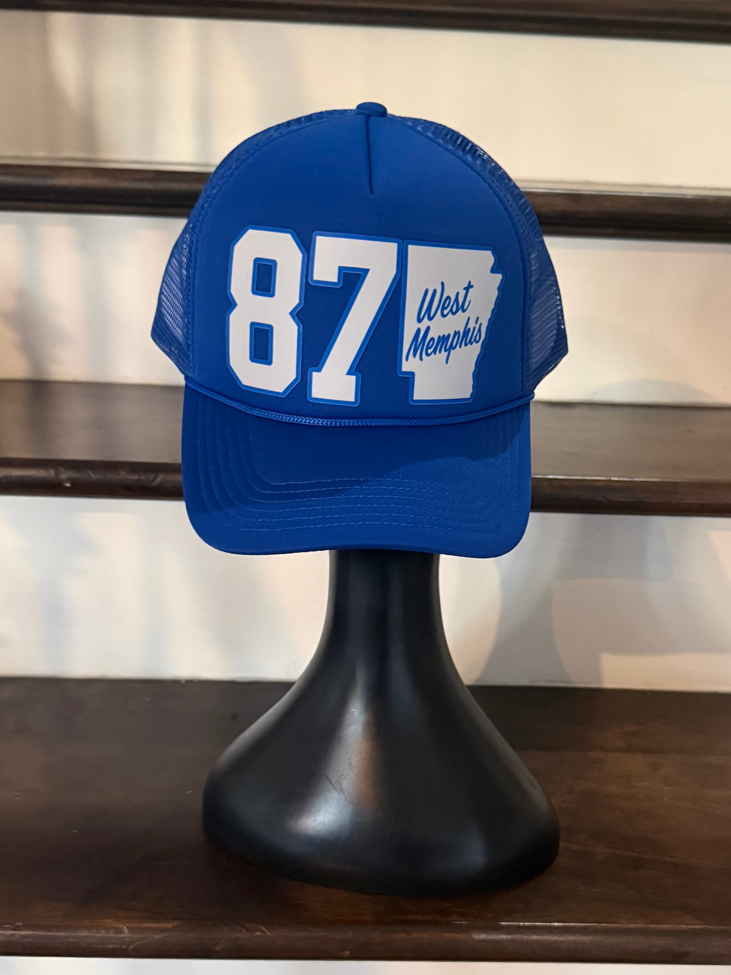 870 West Memphis Blue & White -FoamTrucker Hat