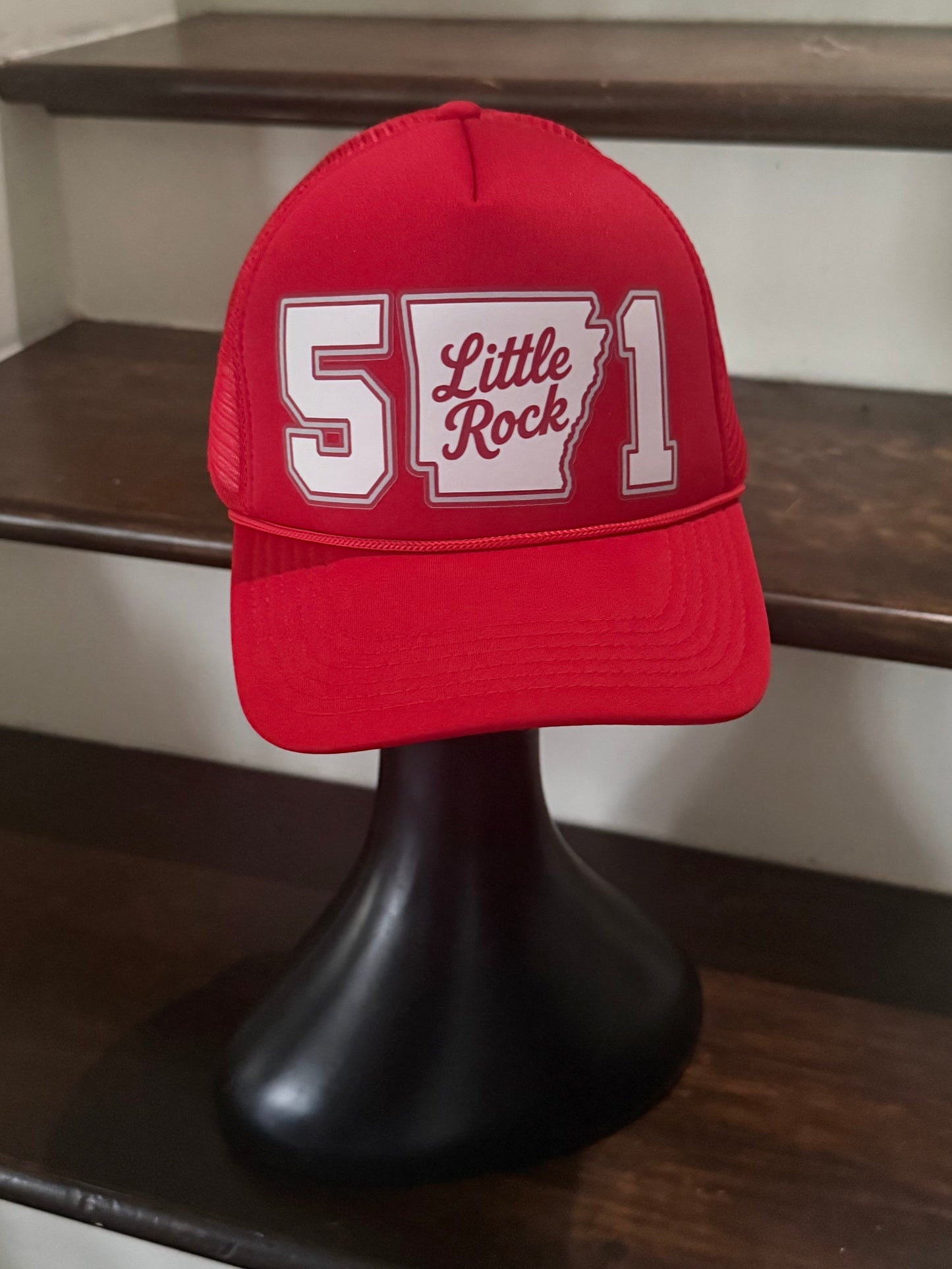 501 Little Rock Red & White -FoamTrucker Hat