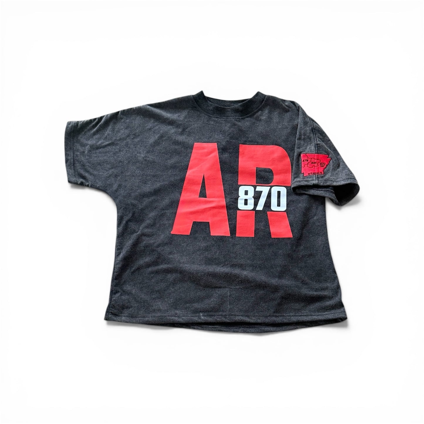 AR 870 -BOXY Oversized FIT with all Area Codes State Patch